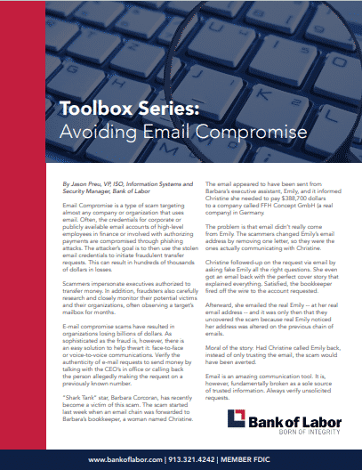 Toolbox Series: Avoiding Email Compromise Preview