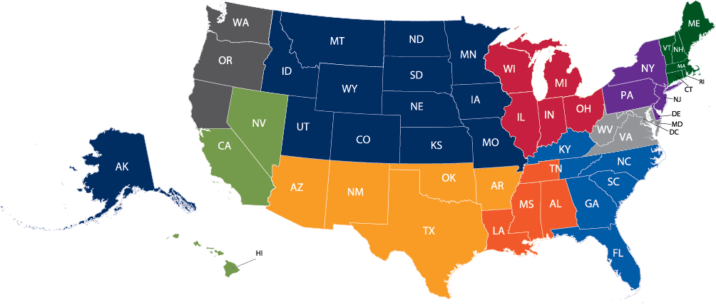 Labor Territory Map 2022